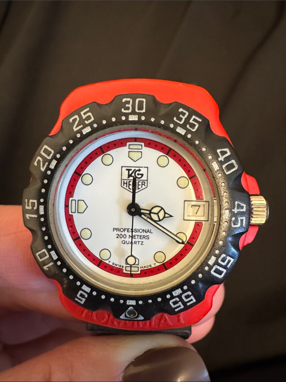 MINT! TAG Heuer Formula 1 385.513 Men’s Quart 35mm Watch from Japan in 1987